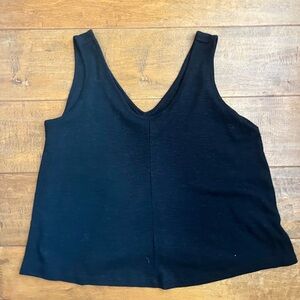 Girls Black Sleeveless Top